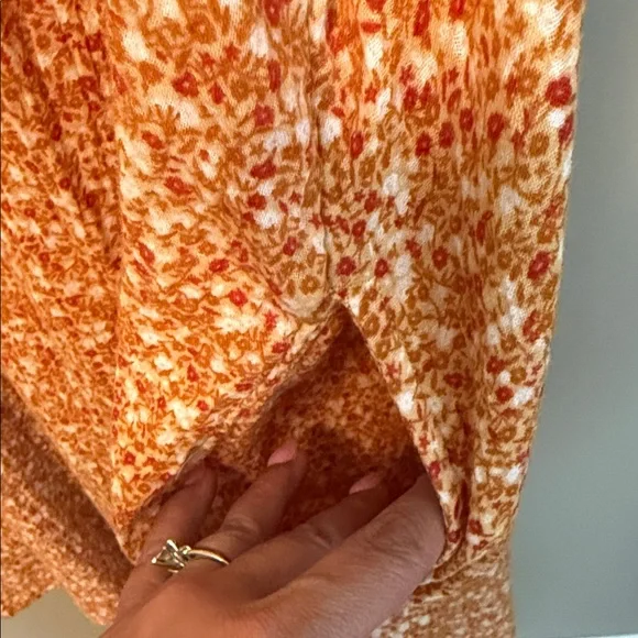 Wonderly Size Large Floral MIDI Dress With Pockets - Picture 6 of 7